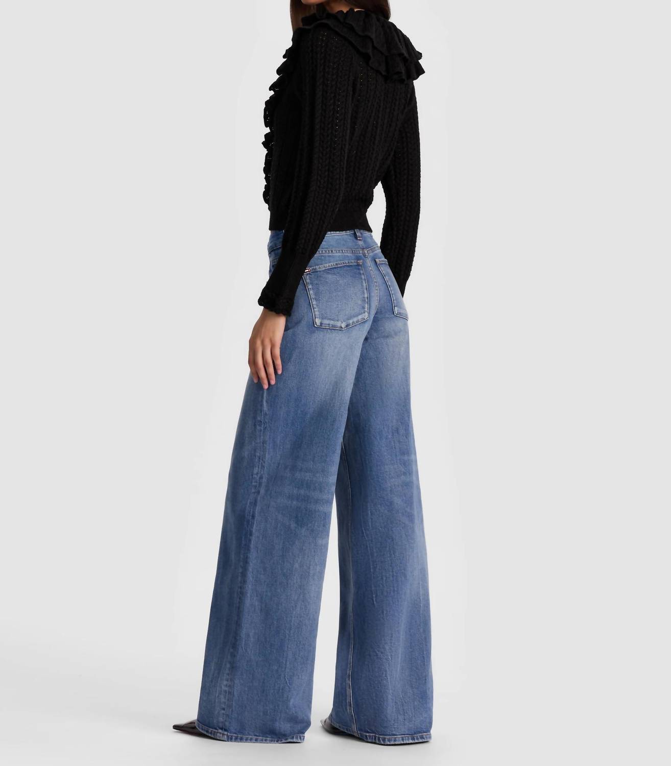 Alice + Olivia - Women's Eileen Ruffle Cardigan