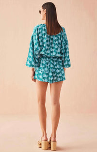 OMIKA Asha Shorts in nicobar mantis - women's shorts - alternate view