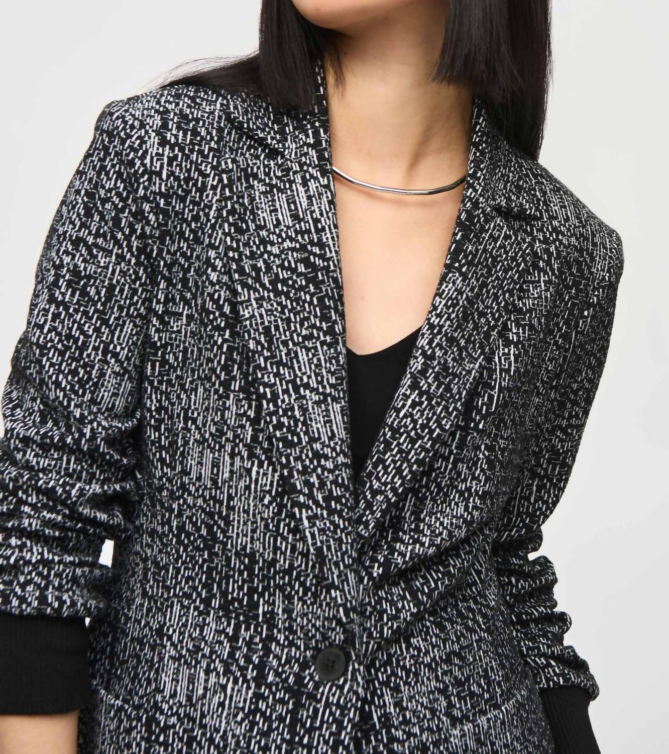 Joseph Ribkoff - 3/4 Sleeve Tweed Blazer