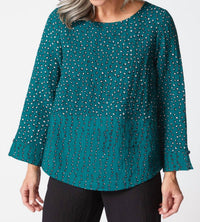 Habitat - Express Dot Mix Side Button Tunic