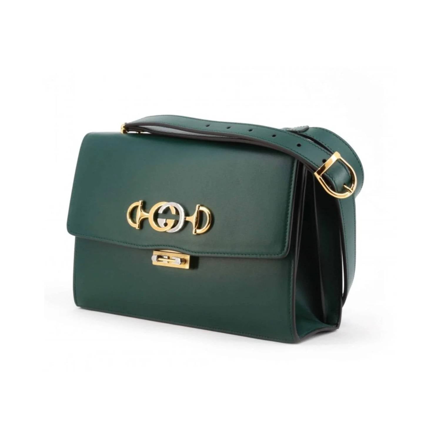Gucci - Women's Zumi Smooth Leather Top Handle Bag