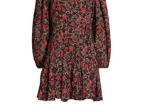 RHODE Caro Floral Print Mini Dress in la toile - women's dress - alternate view