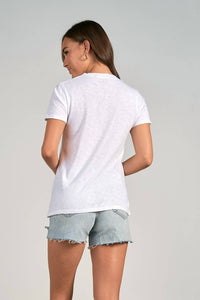 Elan - Next To You Short Sleeve Crewneck Tee With Heart