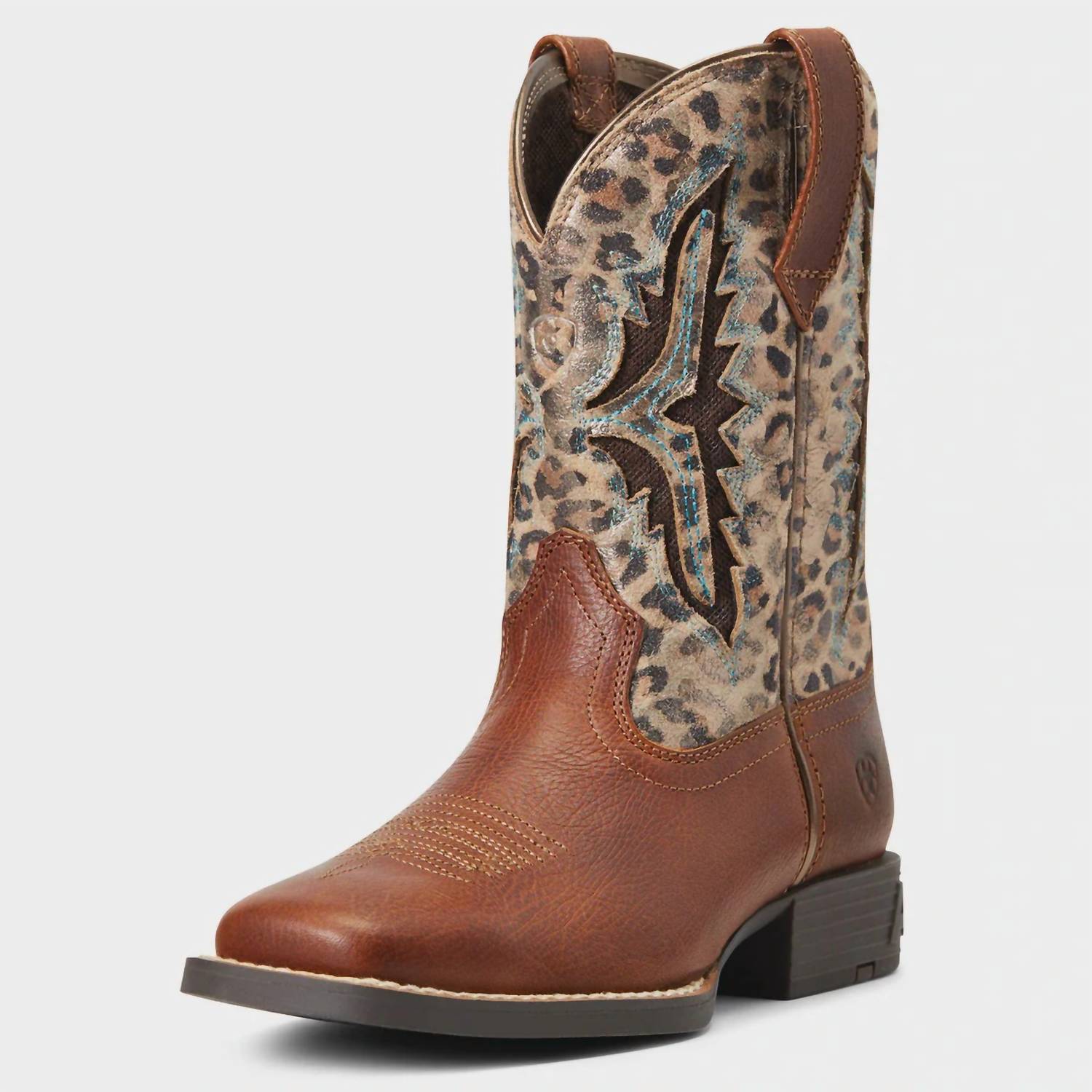 ARIAT Girls Koel Venttek Boot in spiced cider metallic leopard - kids' boots - view 4
