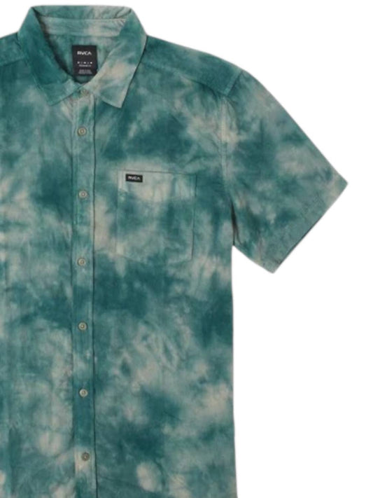 Rvca - Men's Bleach Cord Woven Shirt