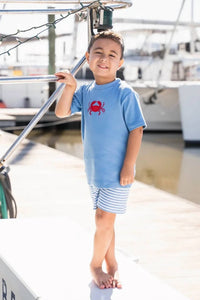 Saltwater Boys Co. - Boy's Crab Two Piece Short Set