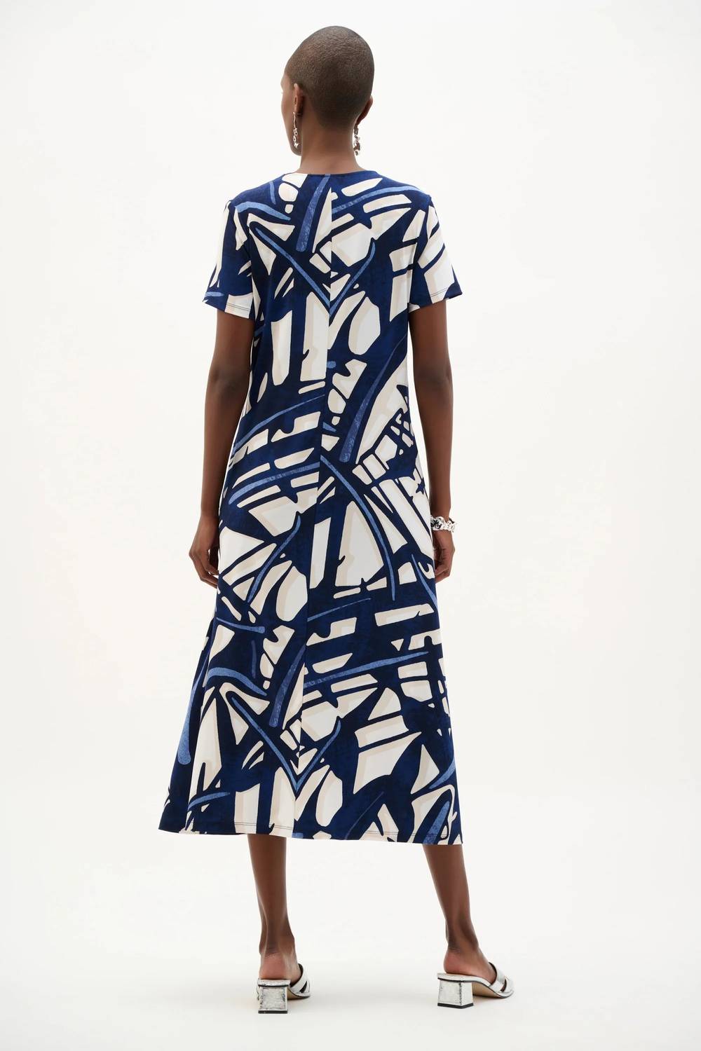Joseph Ribkoff - Abstract Midi Trapeze Dress