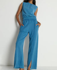 Nation Ltd - Lincoln Knit Front Slit Pant