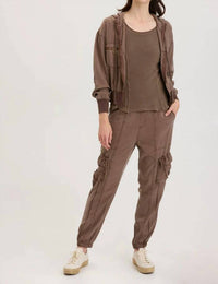 Xcvi - Karney Distressed Bomber Jacket