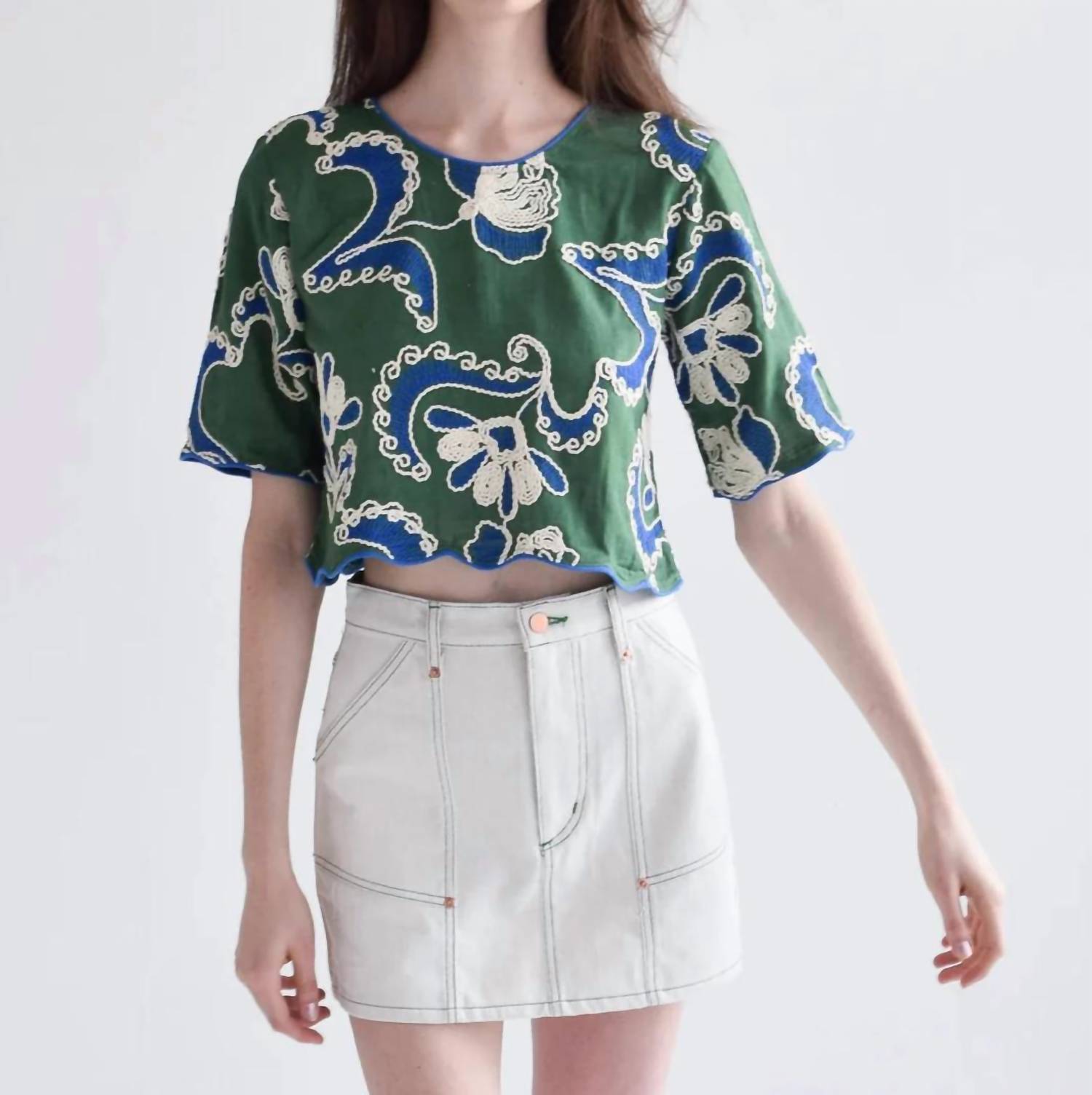 Never A Wallflower - Mini Cargo Skirt