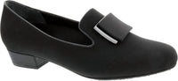 Ros Hommerson Women's Treasure Shoe in black suede - women's heels - detail view
