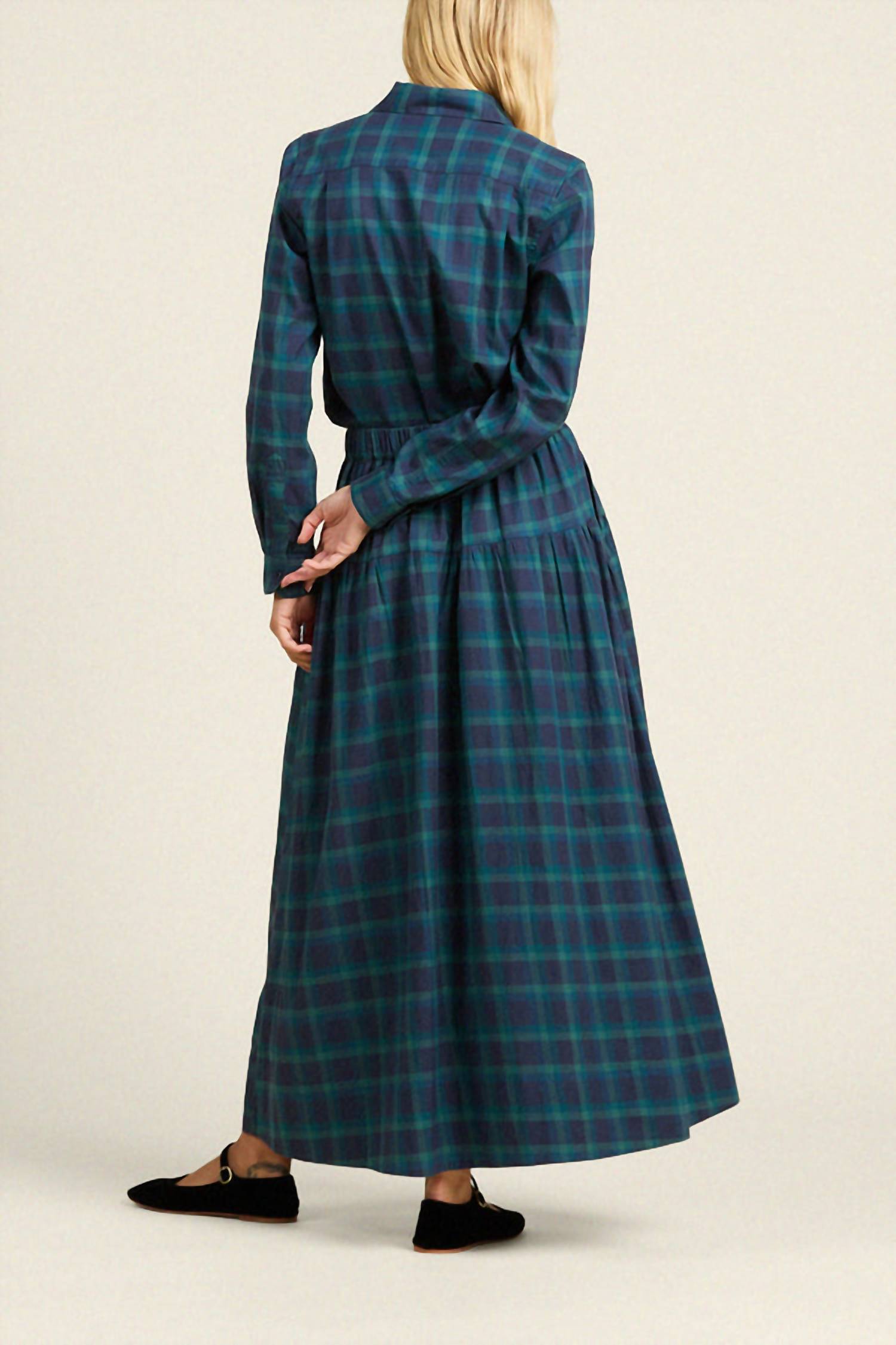 TROVATA Ava Shirt in nocturne plaid - women's shirt - view 4