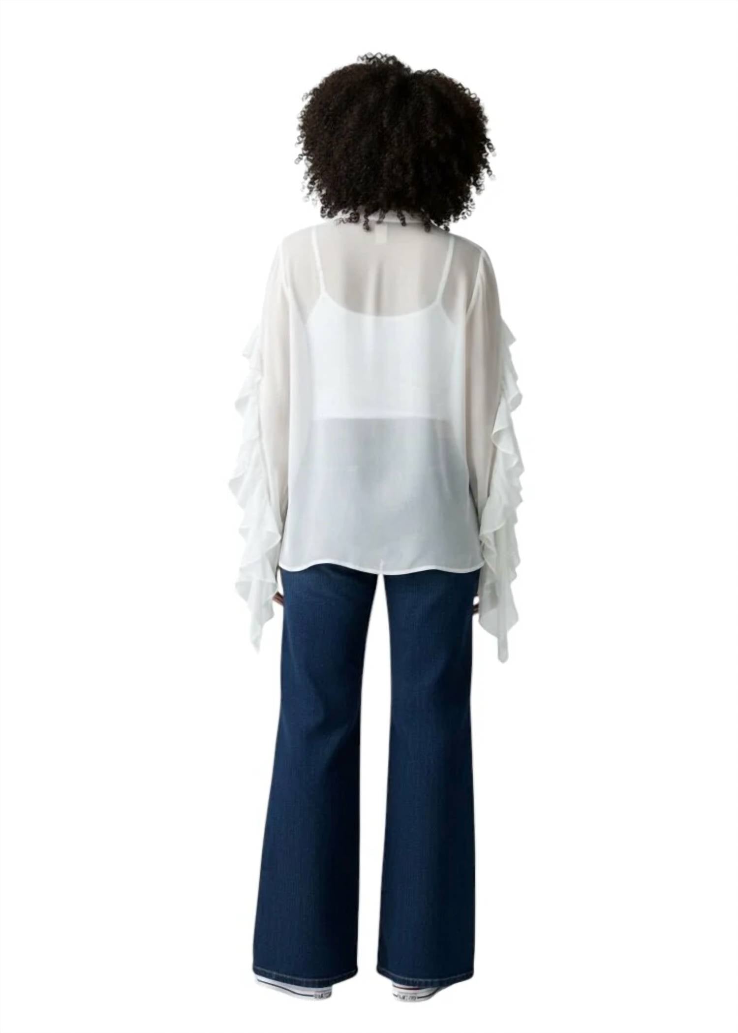 Curate - Light Touch Sheer Zipup Jacket