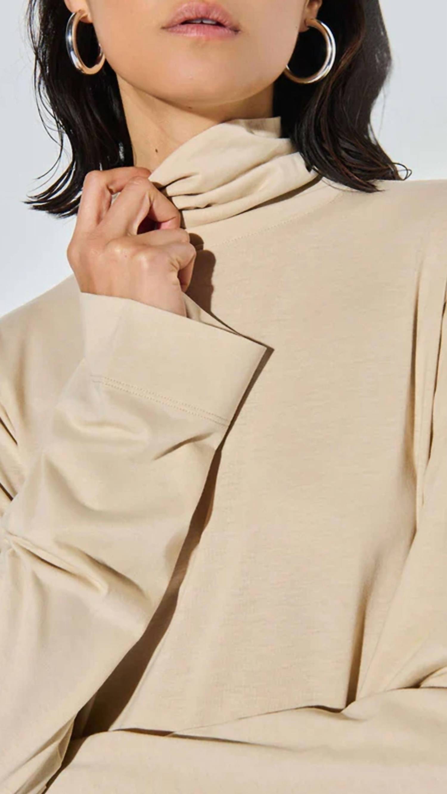 Nation Ltd - Neo Mock Neck T-shirt Long Sleeve