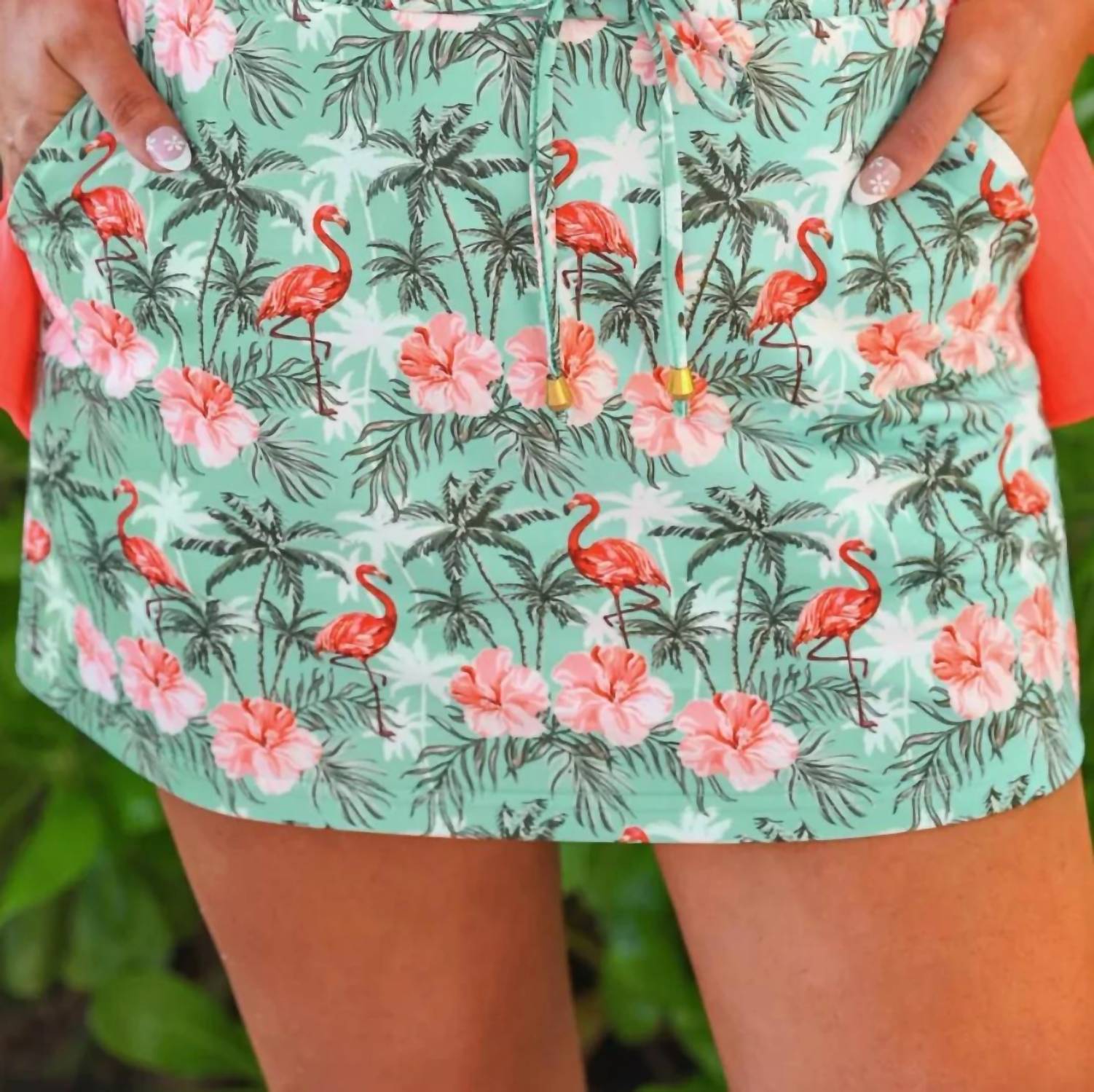 Jess Lea - Palm Beach Flamingo Skort