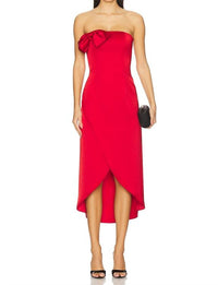 Kika Vargas Almaz Dress in red - women's dress