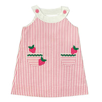 Florence Eiseman - Girls Strawberries Seersucker Dress