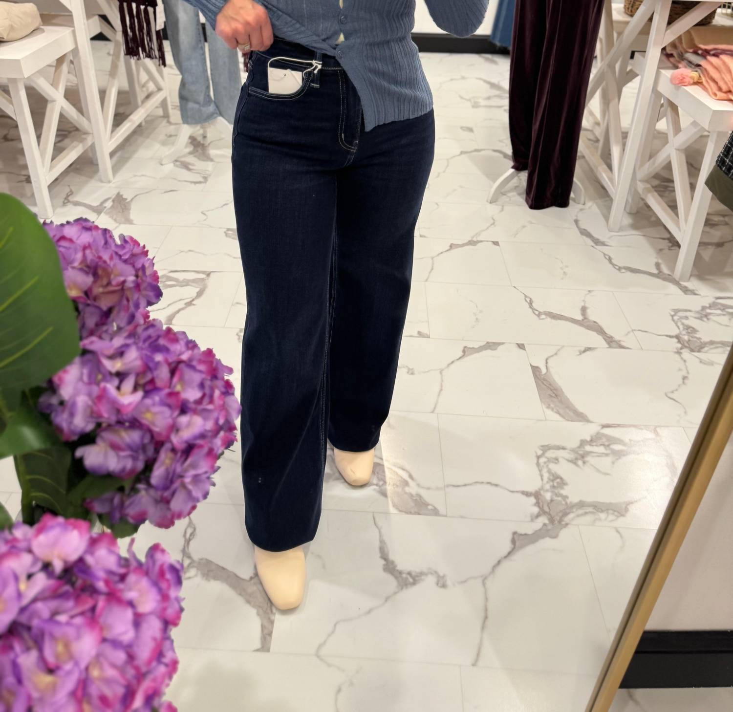 Vervet By Flying Monkey - Forever Favorite Wide Leg Jeans