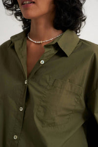 Idle Sleepwear - Poplin Button Down Shirt