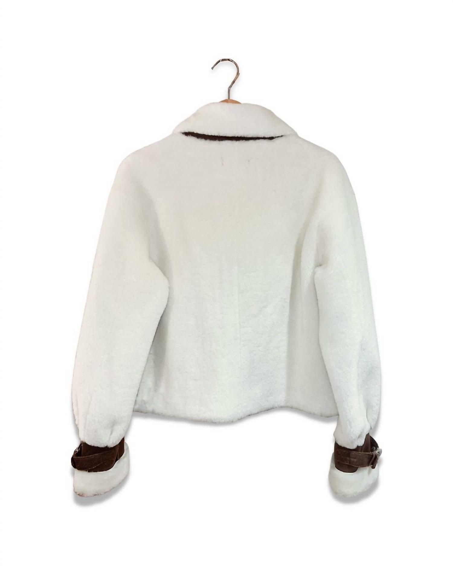 Lamarque - Faux Leather & Faux Fur Jacket