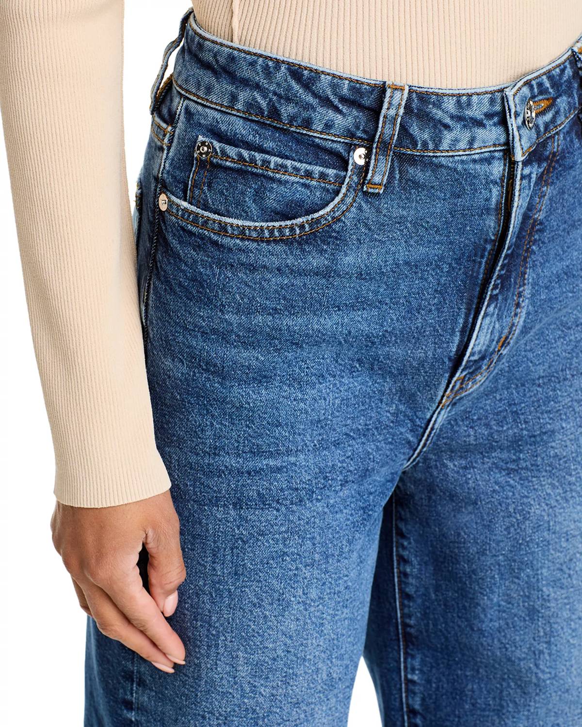 Frame - The Wide Leg High Rise Stretch Jeans
