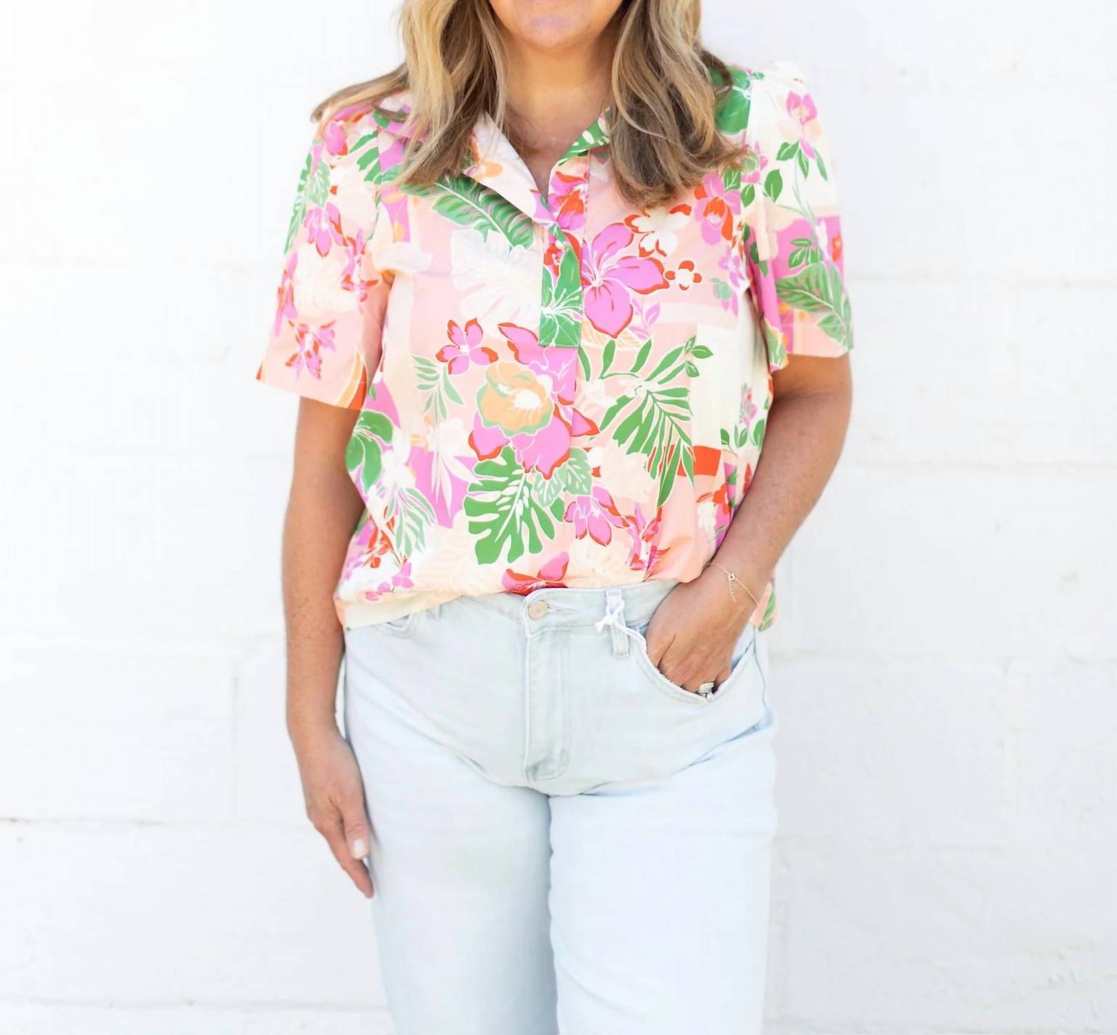 Entro - Hawaiian Punch Blouse