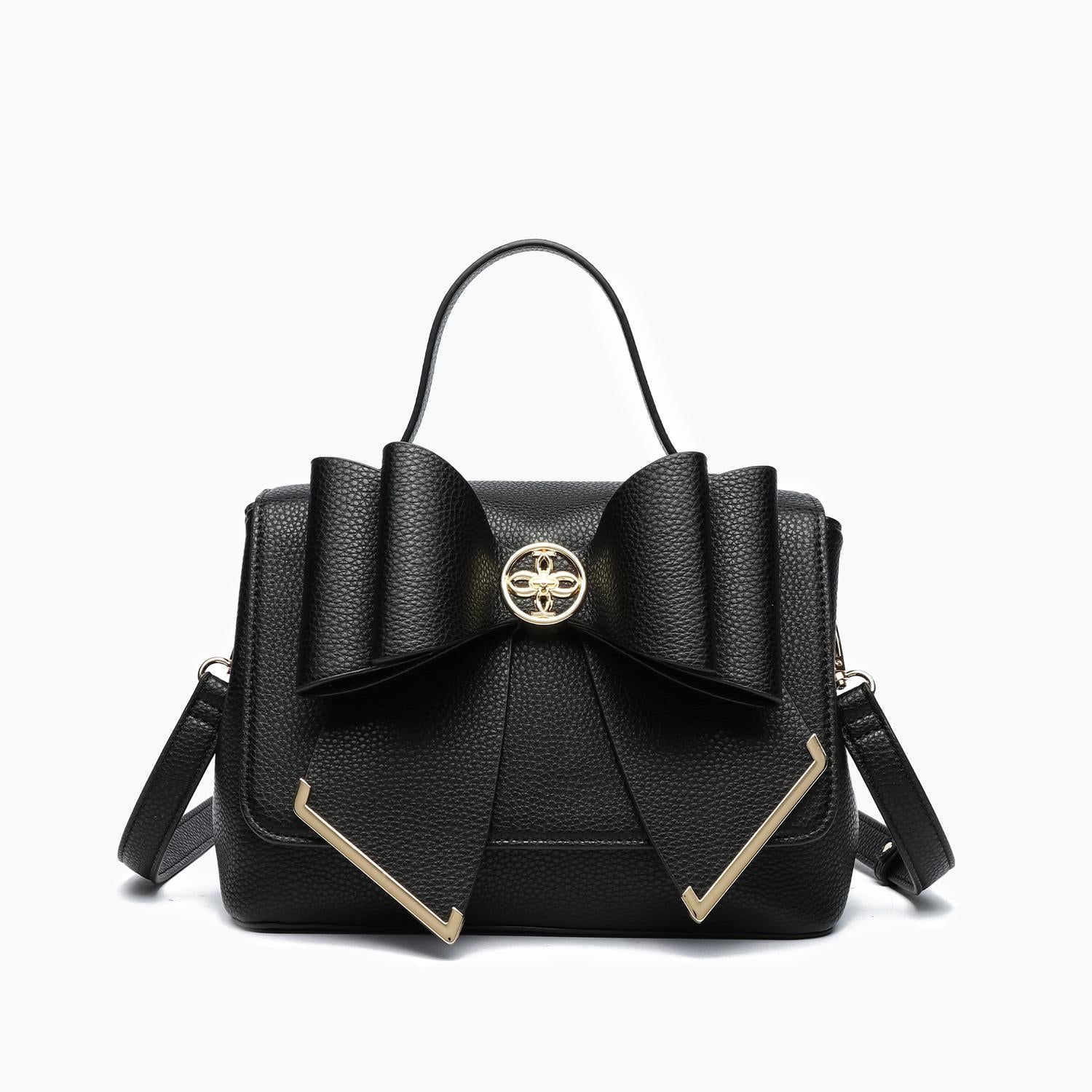 Like Dreams - Women's Jasmine Bow Vegan Crossbody Bag