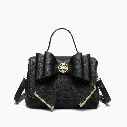 Like Dreams - Women's Jasmine Bow Vegan Crossbody Bag