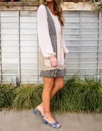 143 Story - Floral Cuts Dress