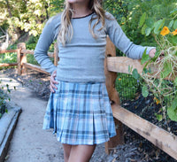 Flowers By Zoe - Girls Harlee Plaid Flannel Skirt