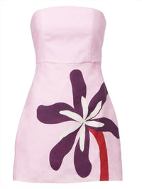 Cala de la Cruz Roma Mini Dress in cattleya - women's dress - alternate view