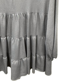 143 STORY Women's Tier Mini Dress in silver - women's dress - alternate view