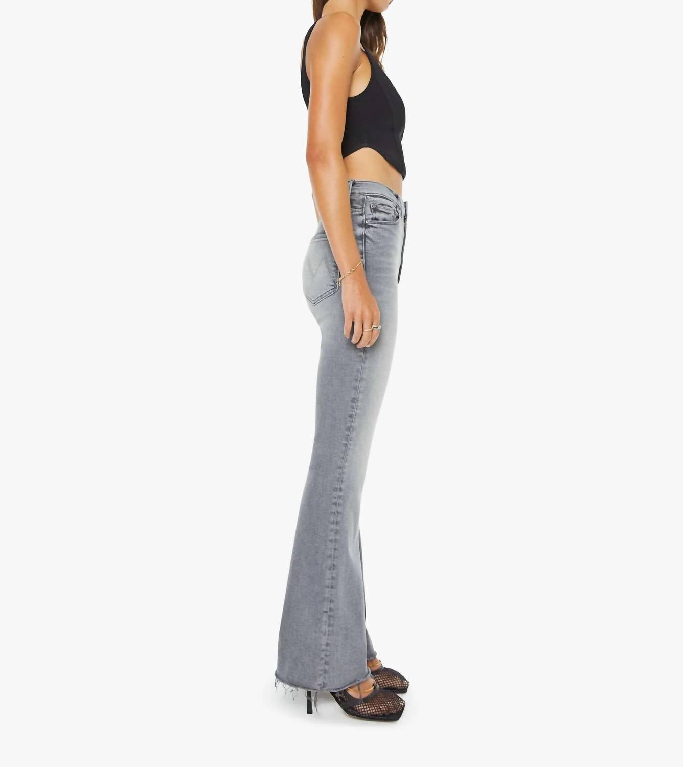 Mother - High Waisted Weekender Fray Hem Jeans
