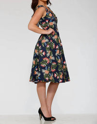 Orchid Bloom - Hawaiian Swing Dress
