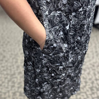 Shana Apparel - Crinkle Tank Dress With Button Back Detail