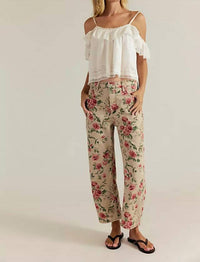 Free People - Deep Trance Printed Jeans