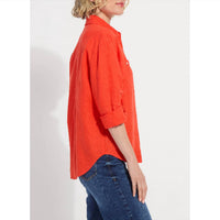 Lysse - Rose Roll Tab Shirt