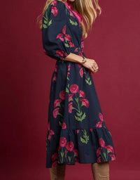 Umgee - Floral Midi Dress