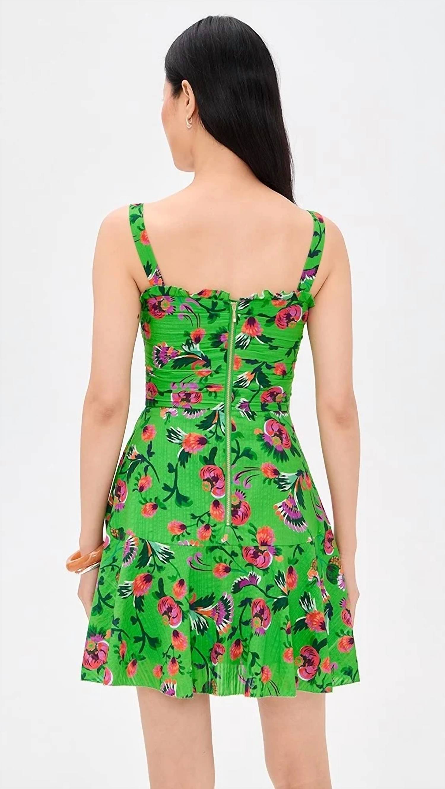 Saloni - Saffier Apple Rae Short Dress