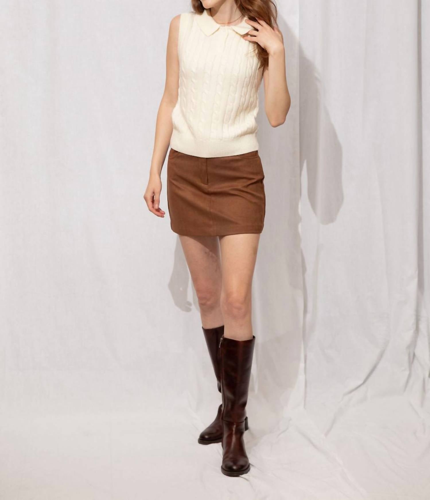 Endless Rose - Venus Cable Knit Vest