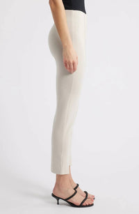Apny - Pull-on Ponte Pant With Split Hem