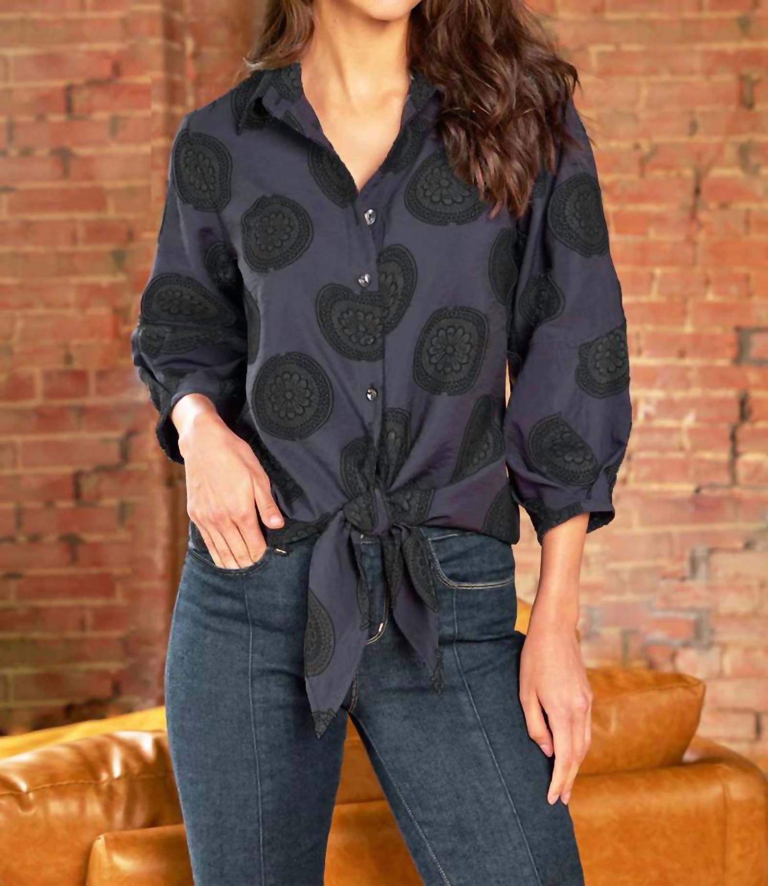 Finley - Emmy Collared Button Down Shirt