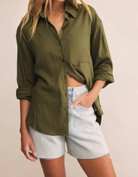Z Supply - Alfie Long Sleeve Button Up Shirt