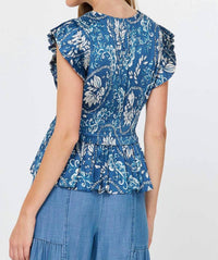Current Air - Olivia Peplum Top