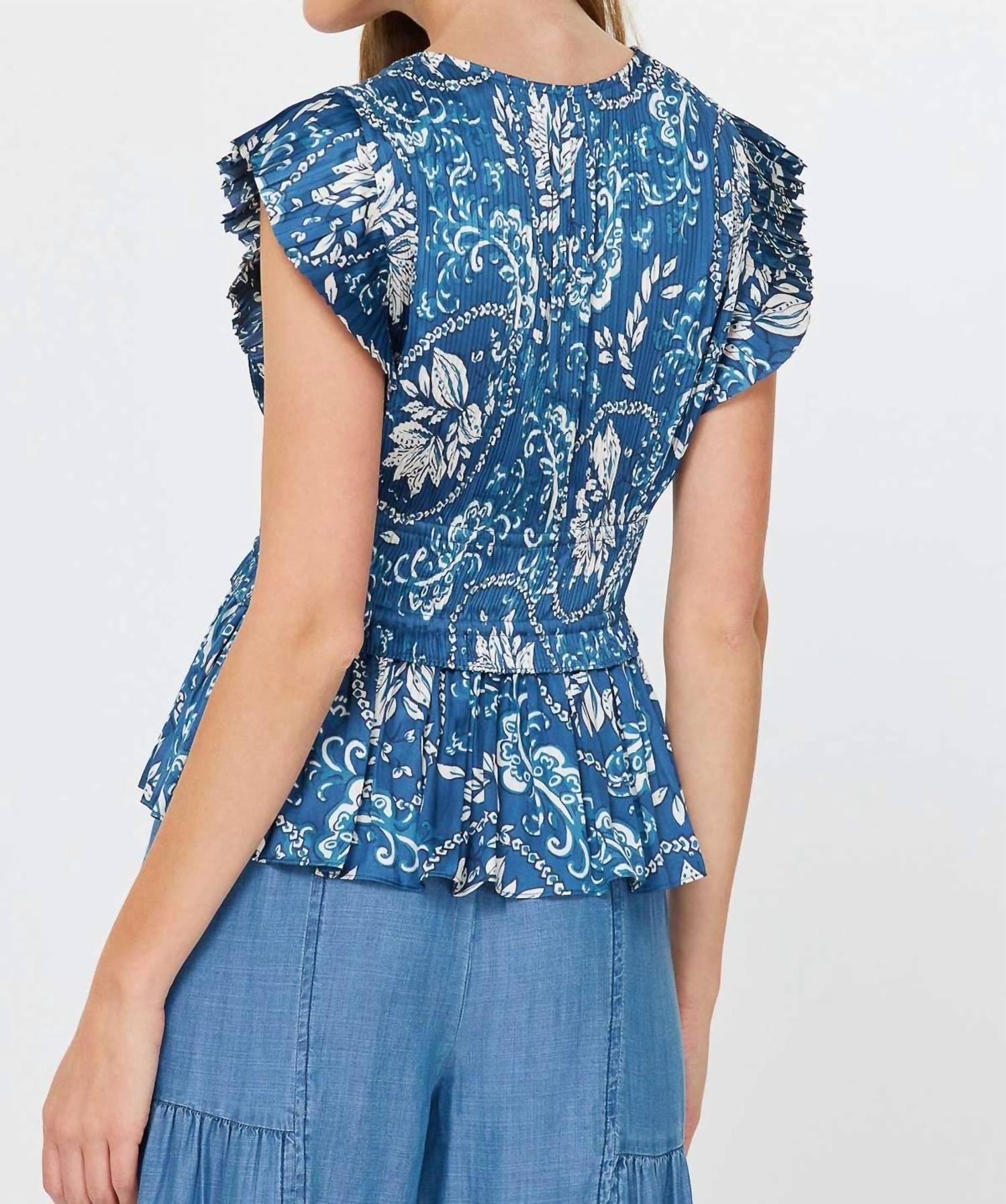 Current Air - Olivia Peplum Top