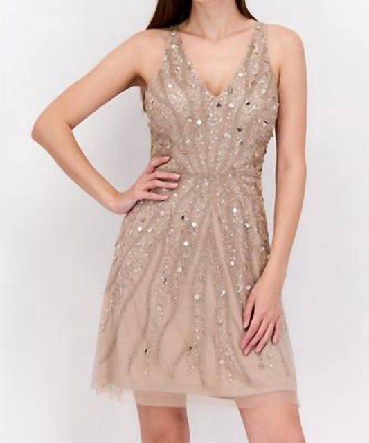 Aidan Mattox - Sparkle Mini Dress