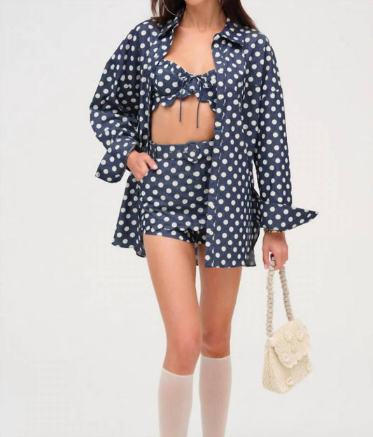 For Love & Lemons - Dolly Dot Button Down