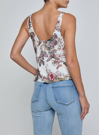 L'Agence - Eddie Butterfly Jungle Tank Top