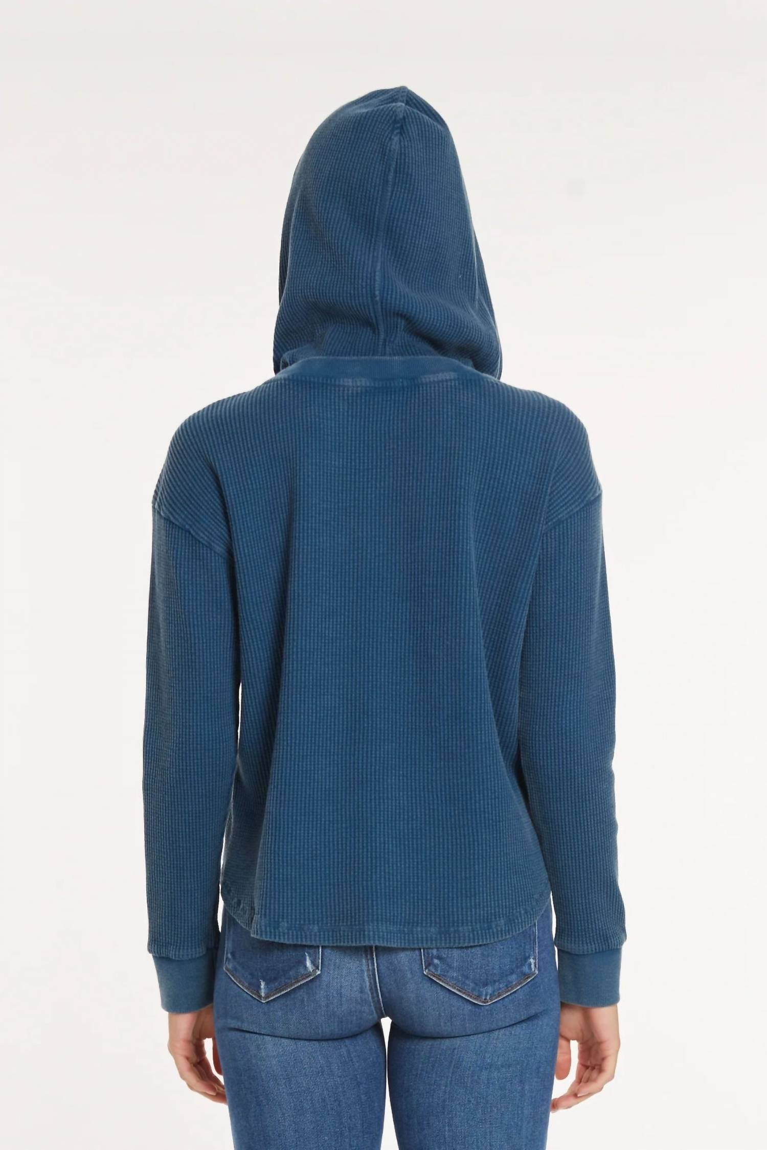 Mododoc - Long Sleeve Waffle Hoodie