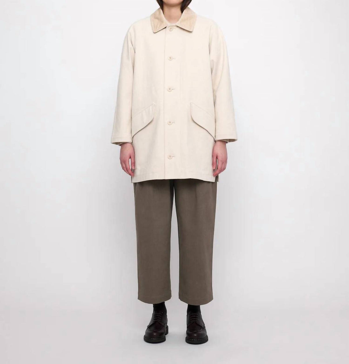 7115 By Szeki - Mid-length Duster Coat